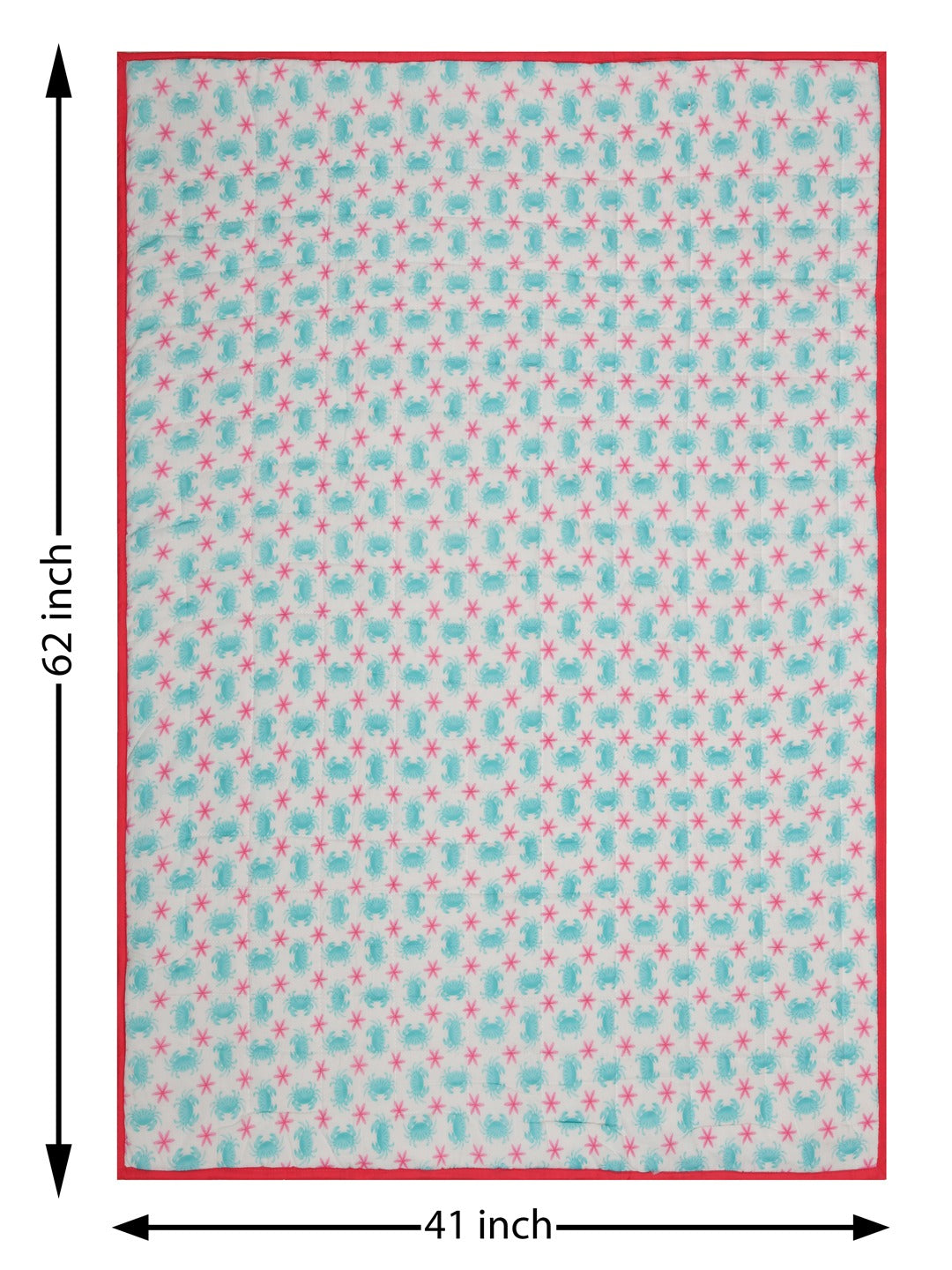 Cotton Reversible Kids Dohar/AC Blanket - 40X60 Inches