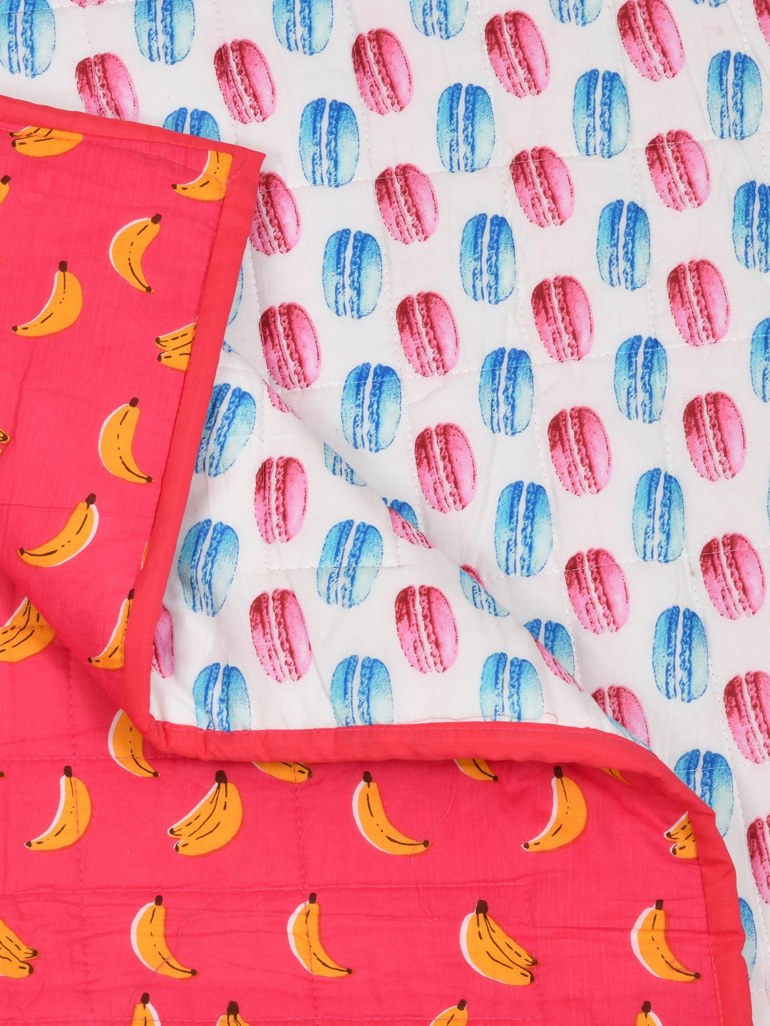 Cotton Reversible Kids Dohar/AC Blanket - 40X60 Inches