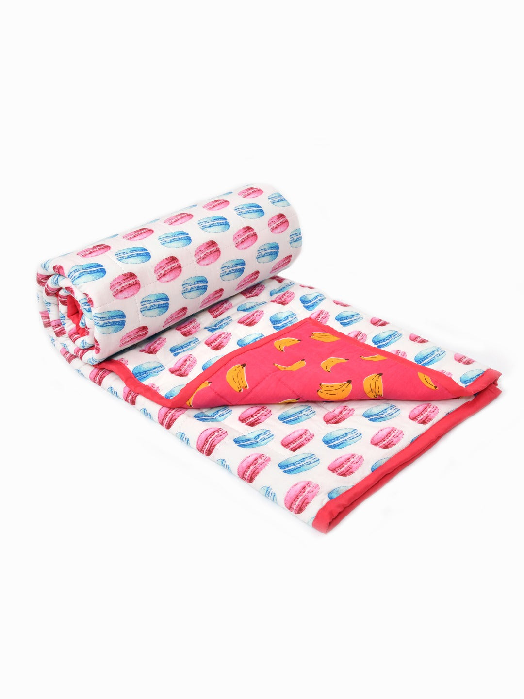 Cotton Reversible Kids Dohar/AC Blanket - 40X60 Inches