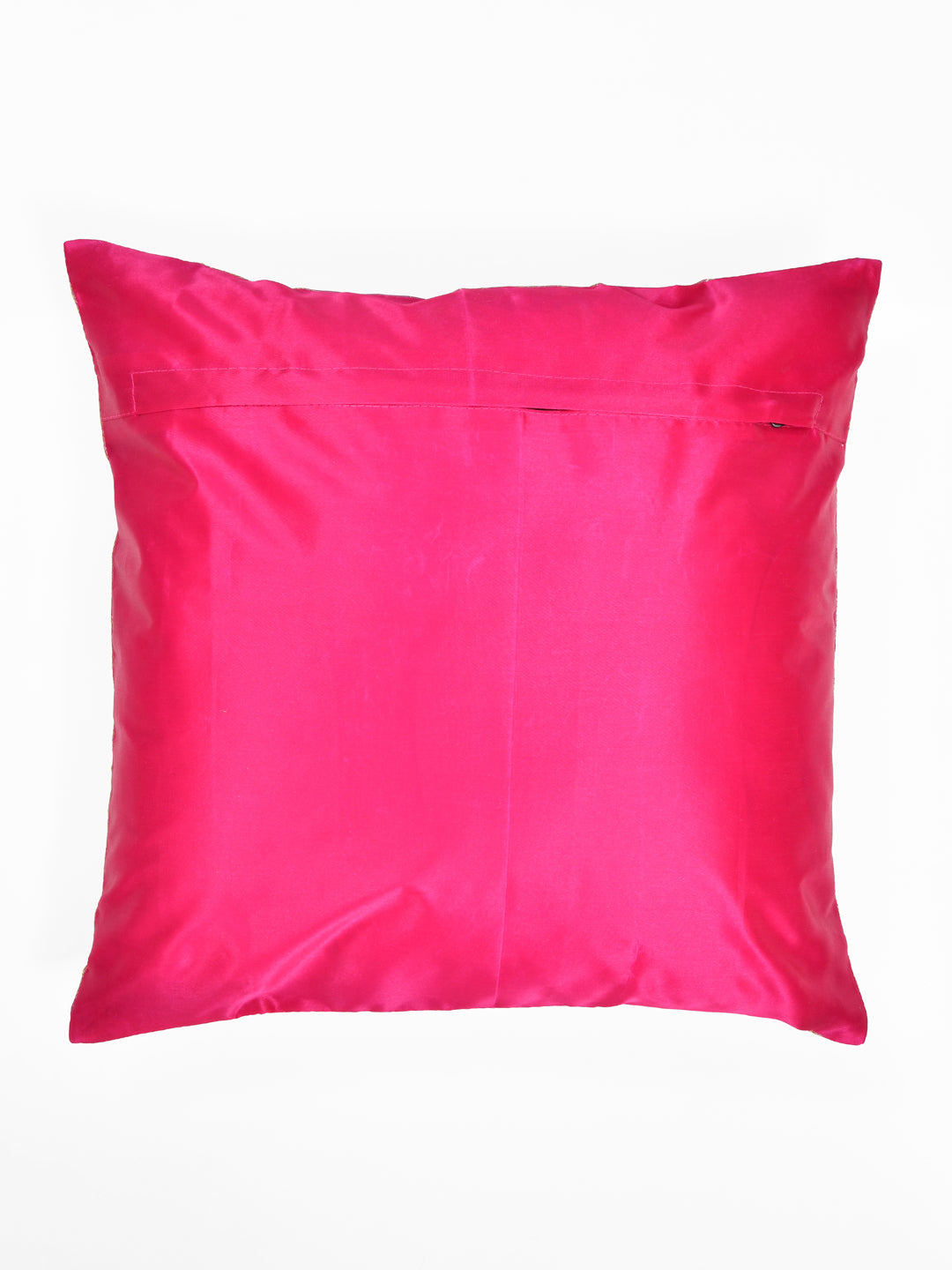Set of 2 Banarasi Zari Cushion Cover - 16X16 Inches11100818