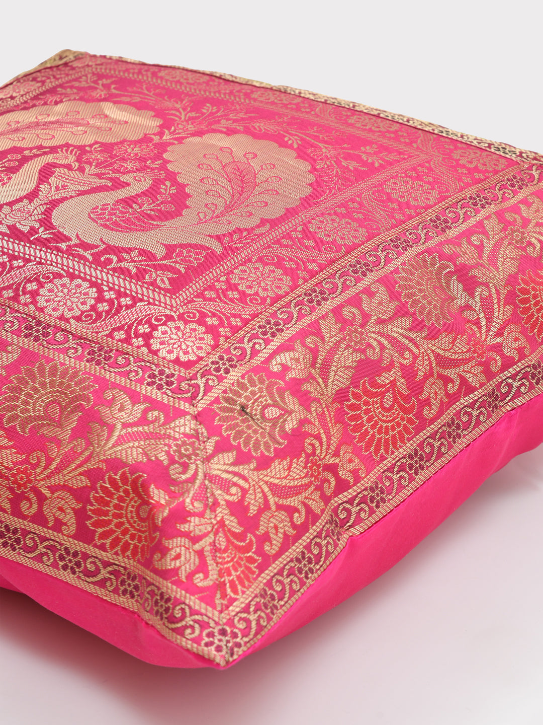 Set of 2 Banarasi Zari Cushion Cover - 16X16 Inches11100819