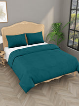 Cotton Quilted Reversible King Size Bedcover with 2 Pillow Covers