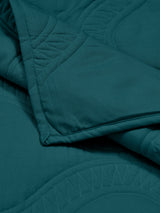 Cotton Quilted Reversible King Size Bedcover with 2 Pillow Covers
