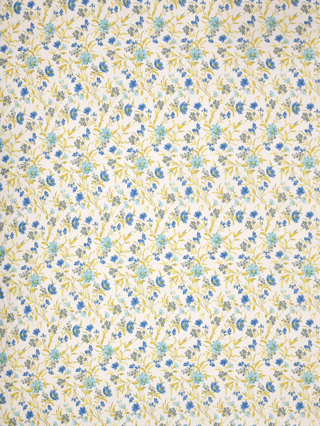 Floral Print Super King Cotton Bedsheet with 2 Pillow Covers