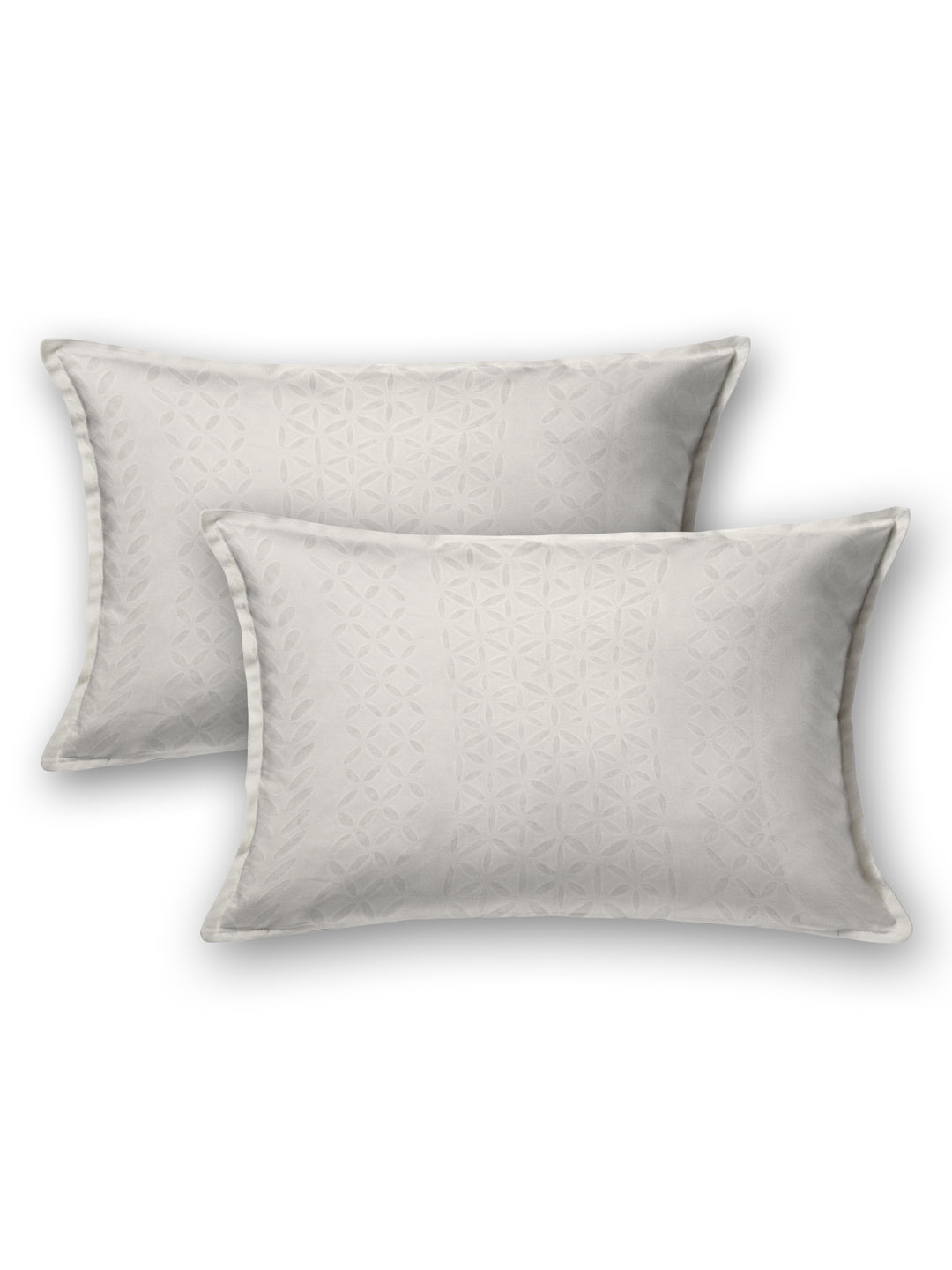 Applique cut work cotton Bedcover with 2 Pillow Covers