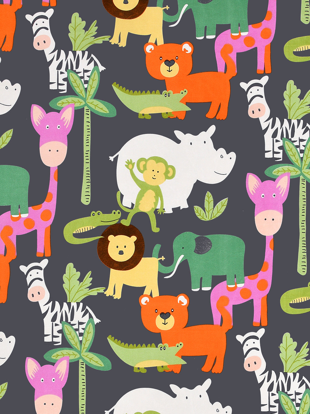 Polycotton Kids Print Double bedsheet with 2 Pillow Covers