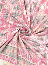 Floral Print Super King Cotton Bedsheet with 2 Pillow Covers