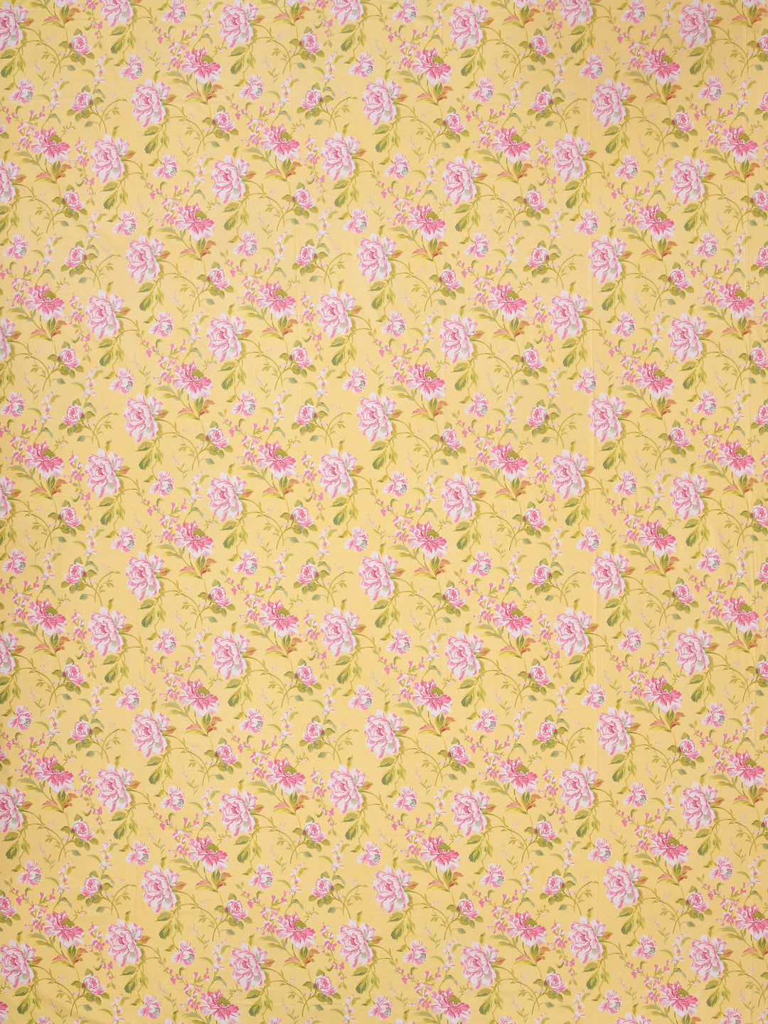 Floral Print Super King Cotton Bedsheet with 2 Pillow Covers