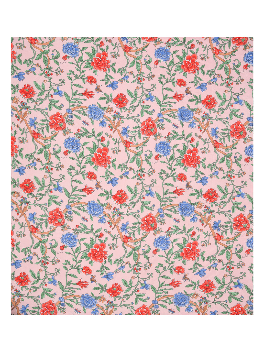 Floral print fitted Bedsheets with elastic and 2 Pillow Covers