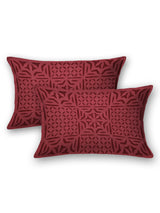 Applique cut work cotton Bedcover with 2 Pillow Covers