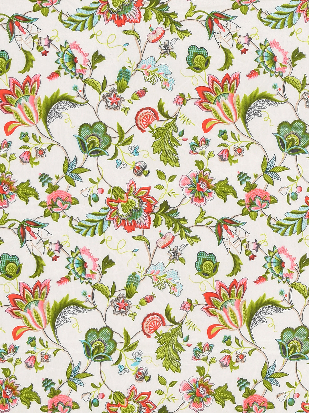 Floral print fitted Bedsheets with elastic and 2 Pillow Covers