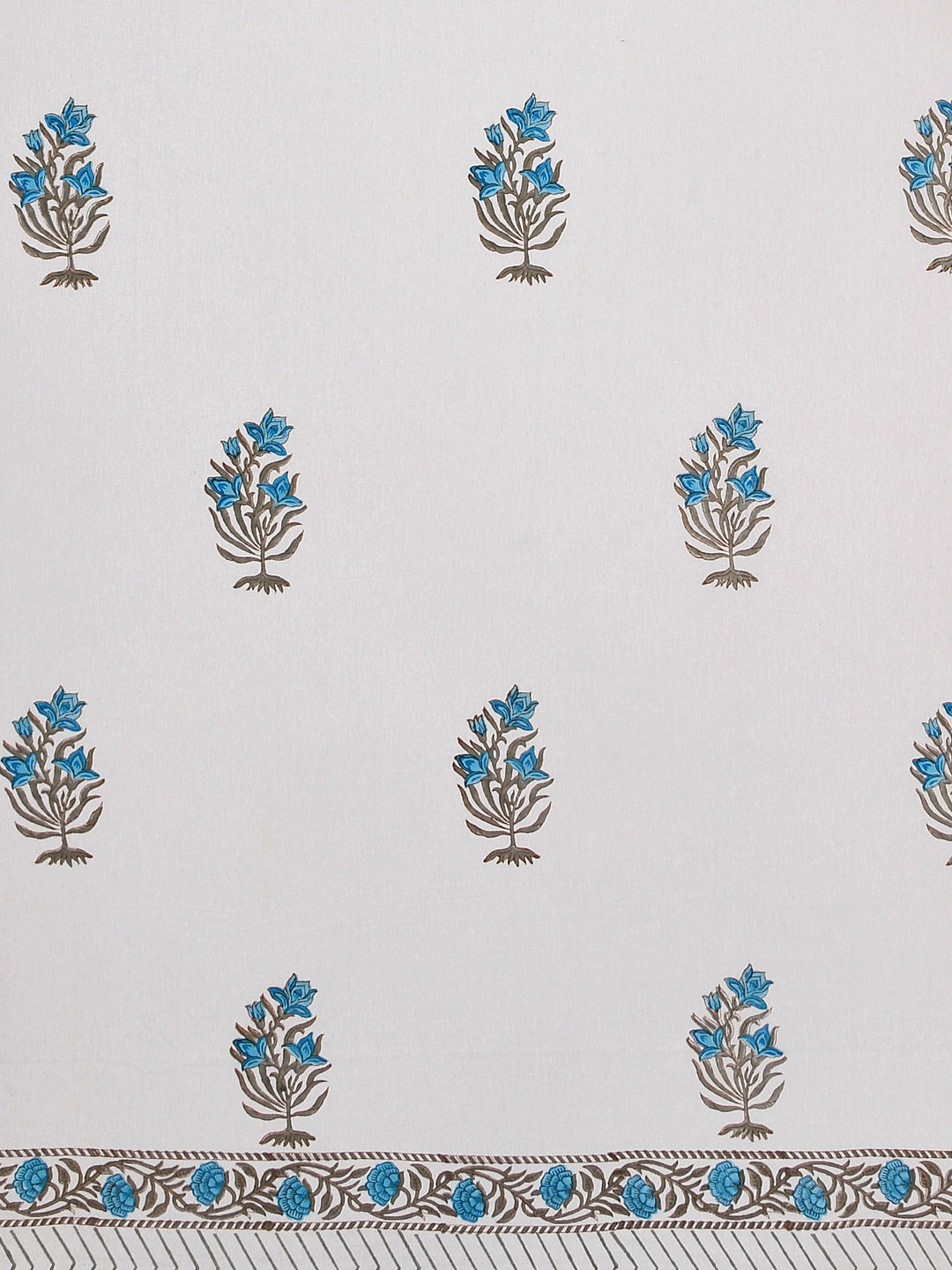 Double King Handblock Print Bedsheet with 2 Pillow Covers