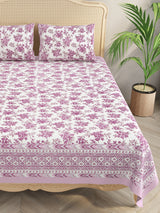 Double King Bedsheet with 2 Pillow Covers