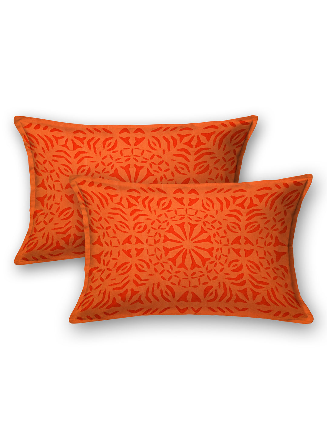Applique cut work cotton Bedcover with 2 Pillow Covers