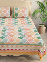 Double King Bedsheet with 2 Pillow Covers