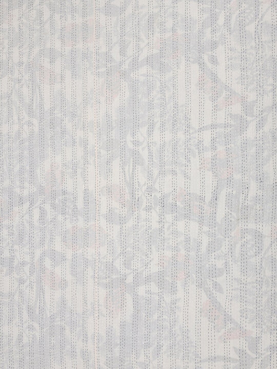 Handblock printed Kantha Bedcover-06