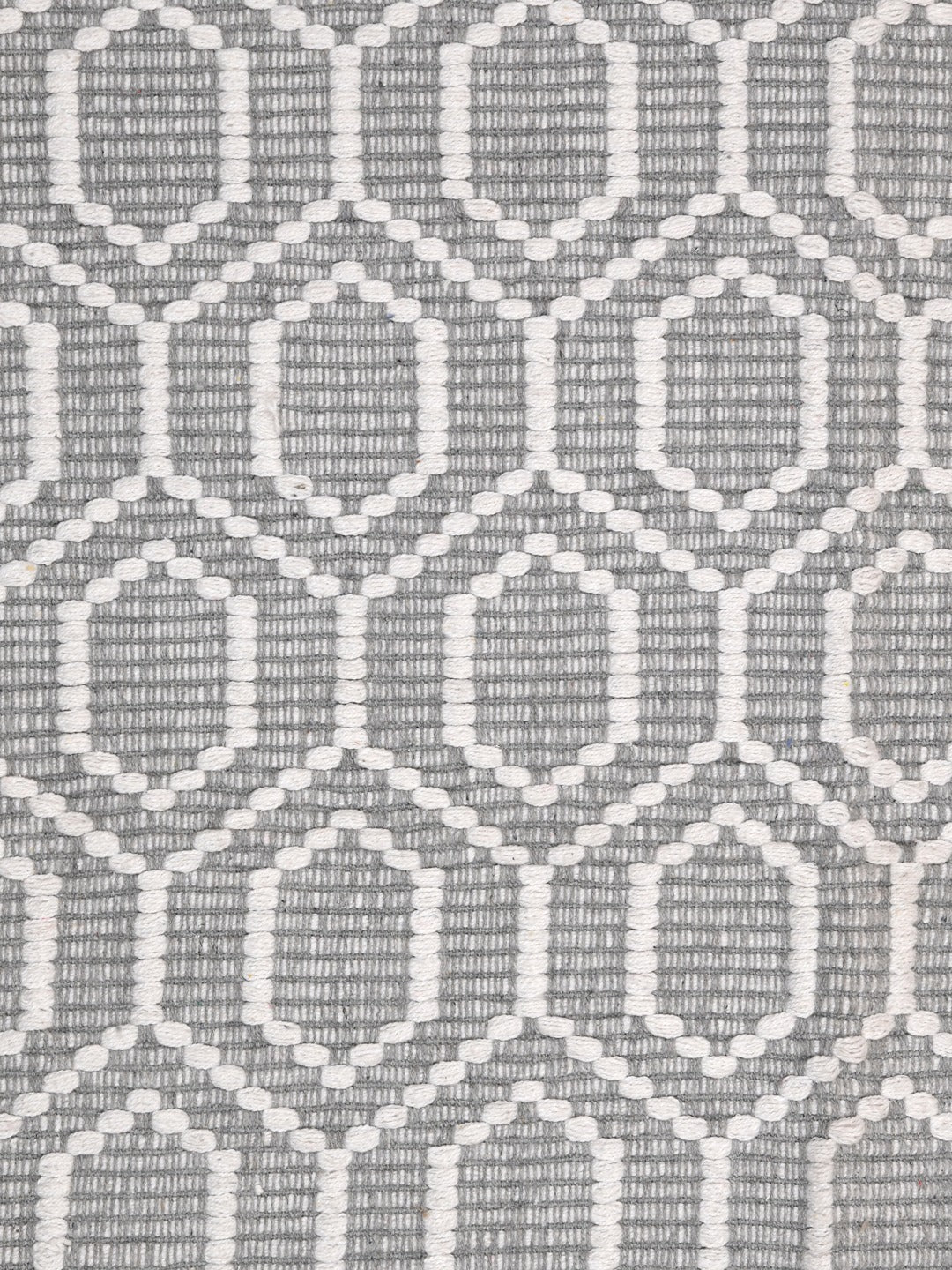 Self Pattern Cotton Rug - 44X25 Inches