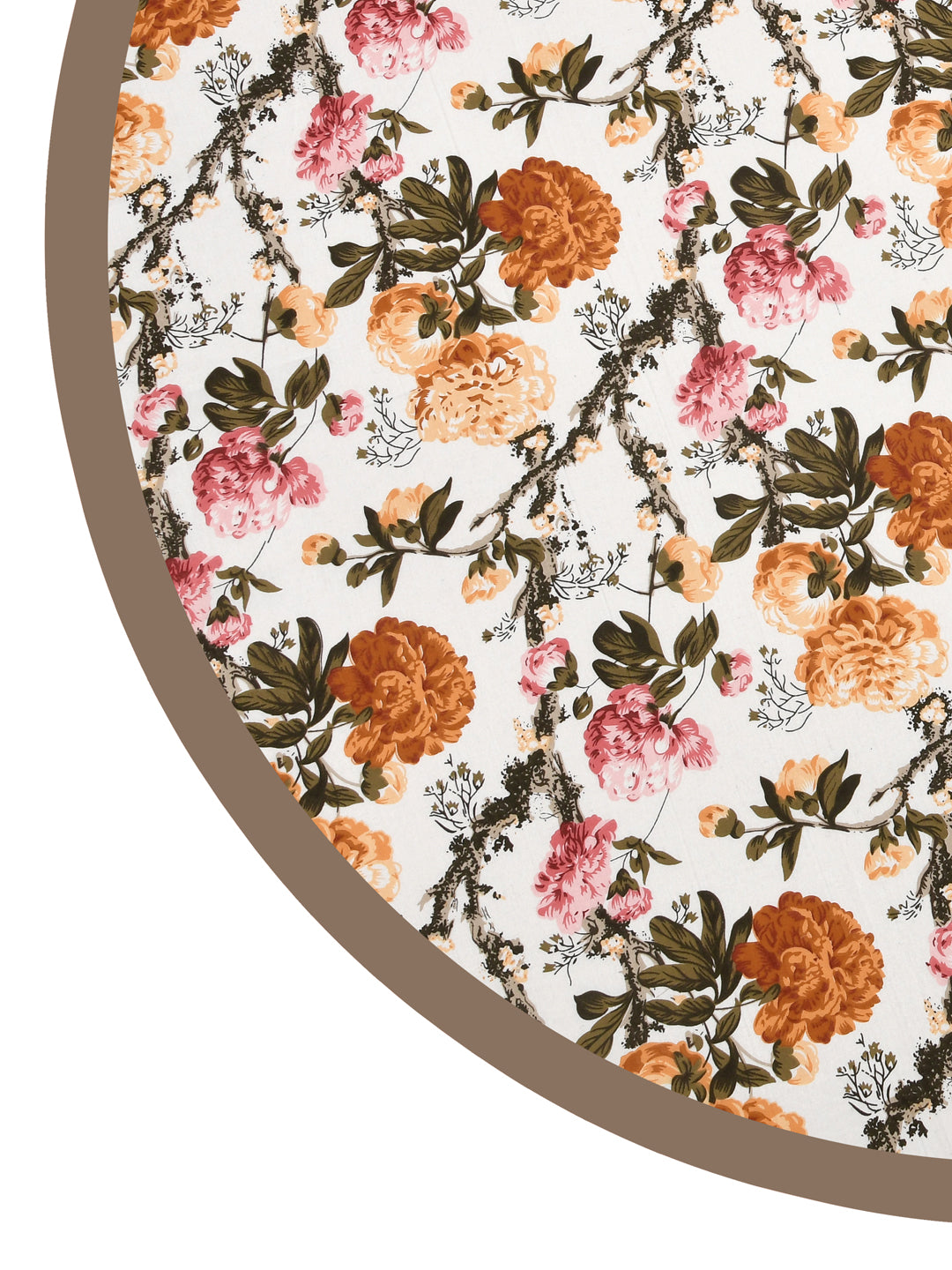Cotton Round Table Cover - 6 seater- 60 inches