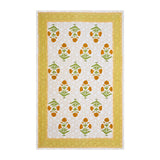 Cotton Floral Print Single bedsheet with 1 Pillow Cover