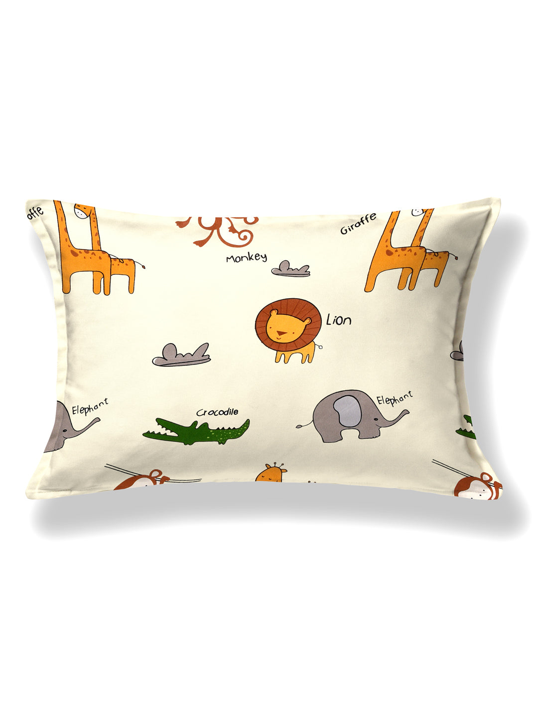 Polycotton Kids Print Single bedsheet with 1 Pillow Cover