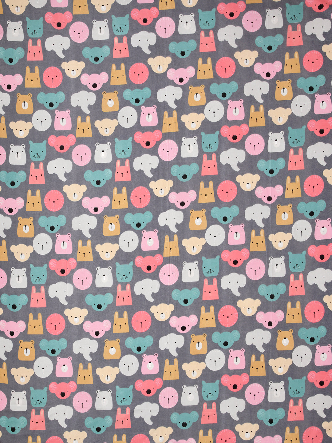 Polycotton Kids Print Single bedsheet with 1 Pillow Cover