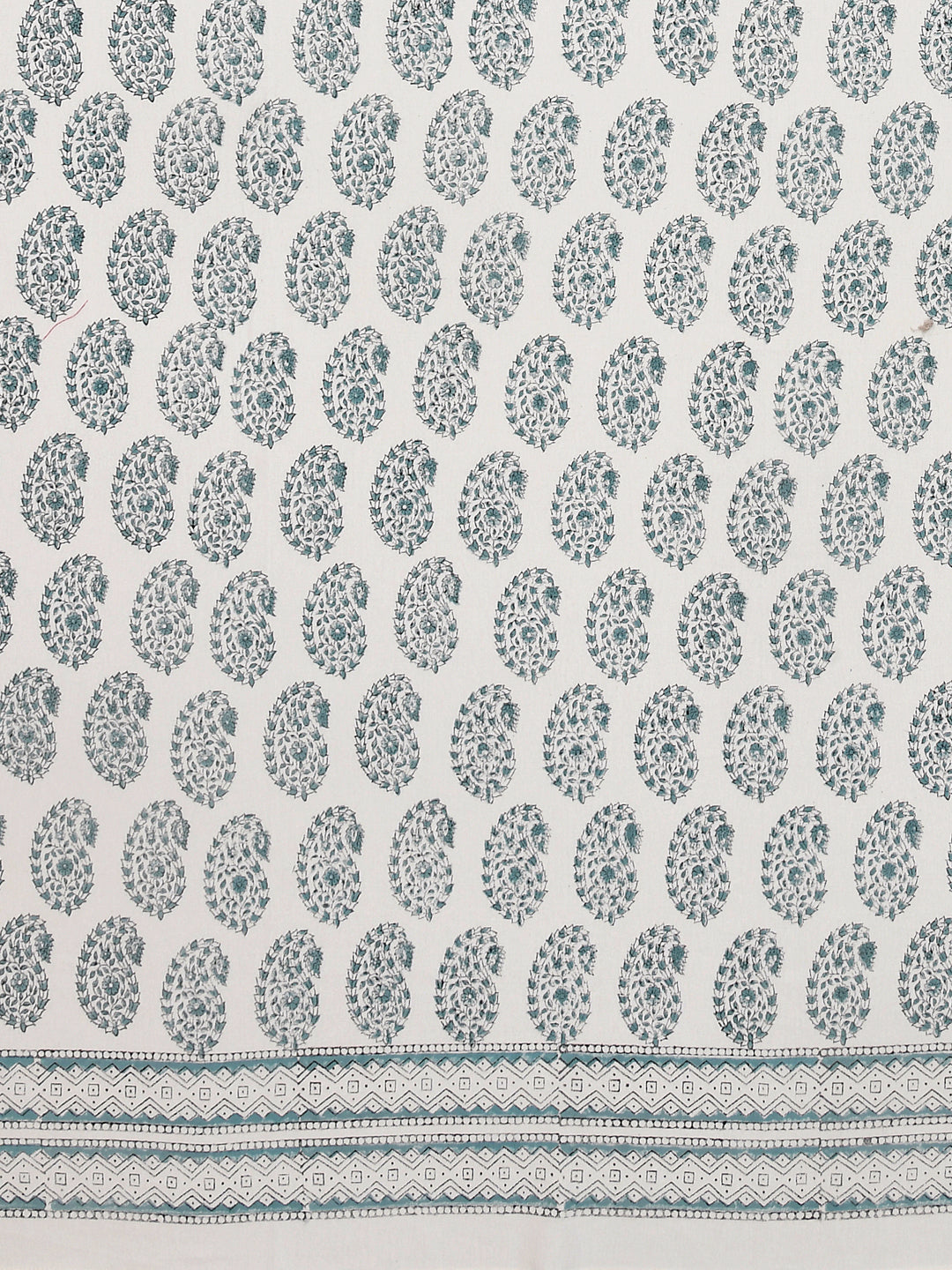 Handblock Printed Canvas Cotton Table Cloth 40X60 Inches - 4 Seater Dining Table-8