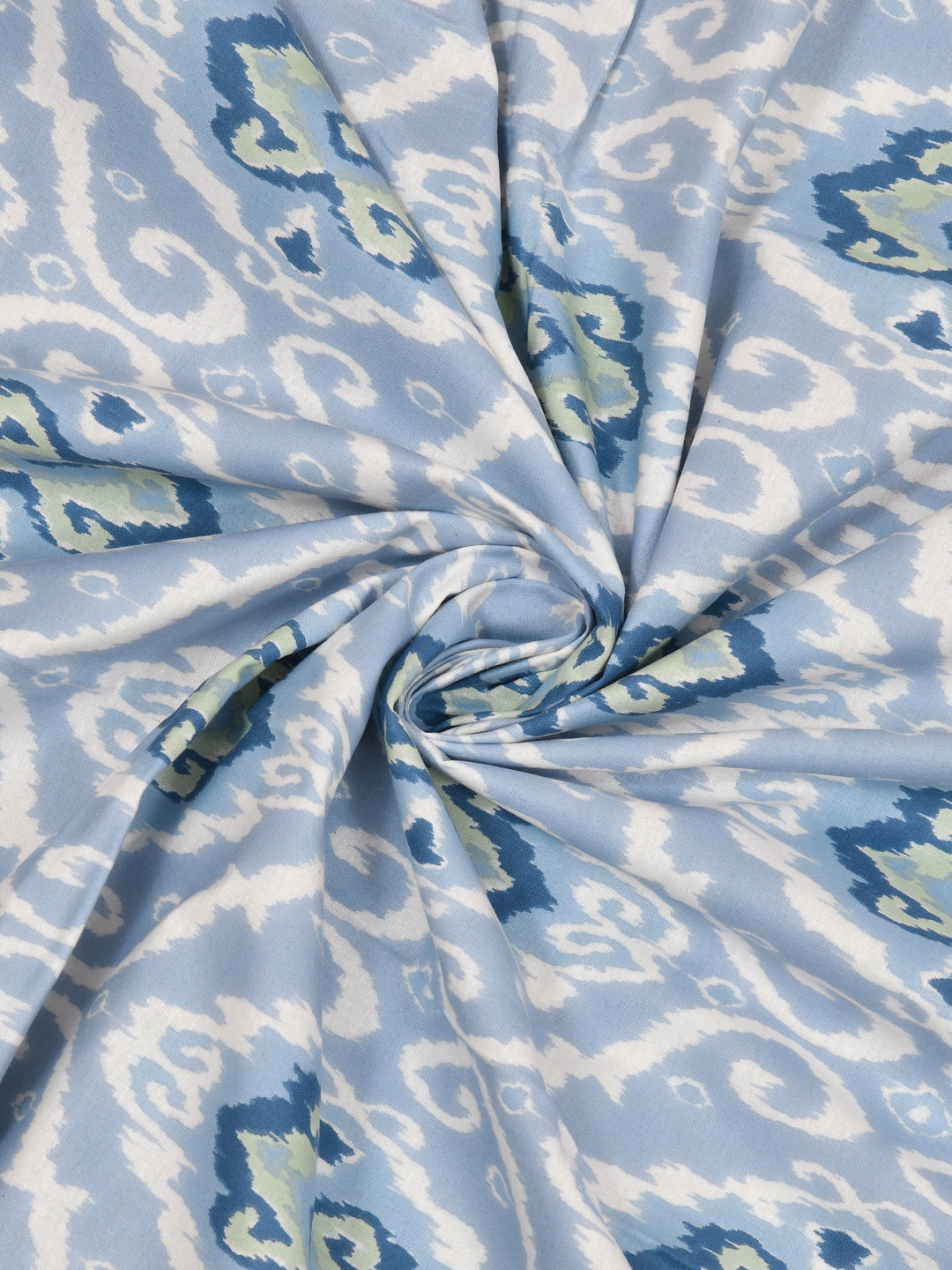 Cotton Ikat Print Table Cloth 60X90 Inches - 6 Seater Dining Table
