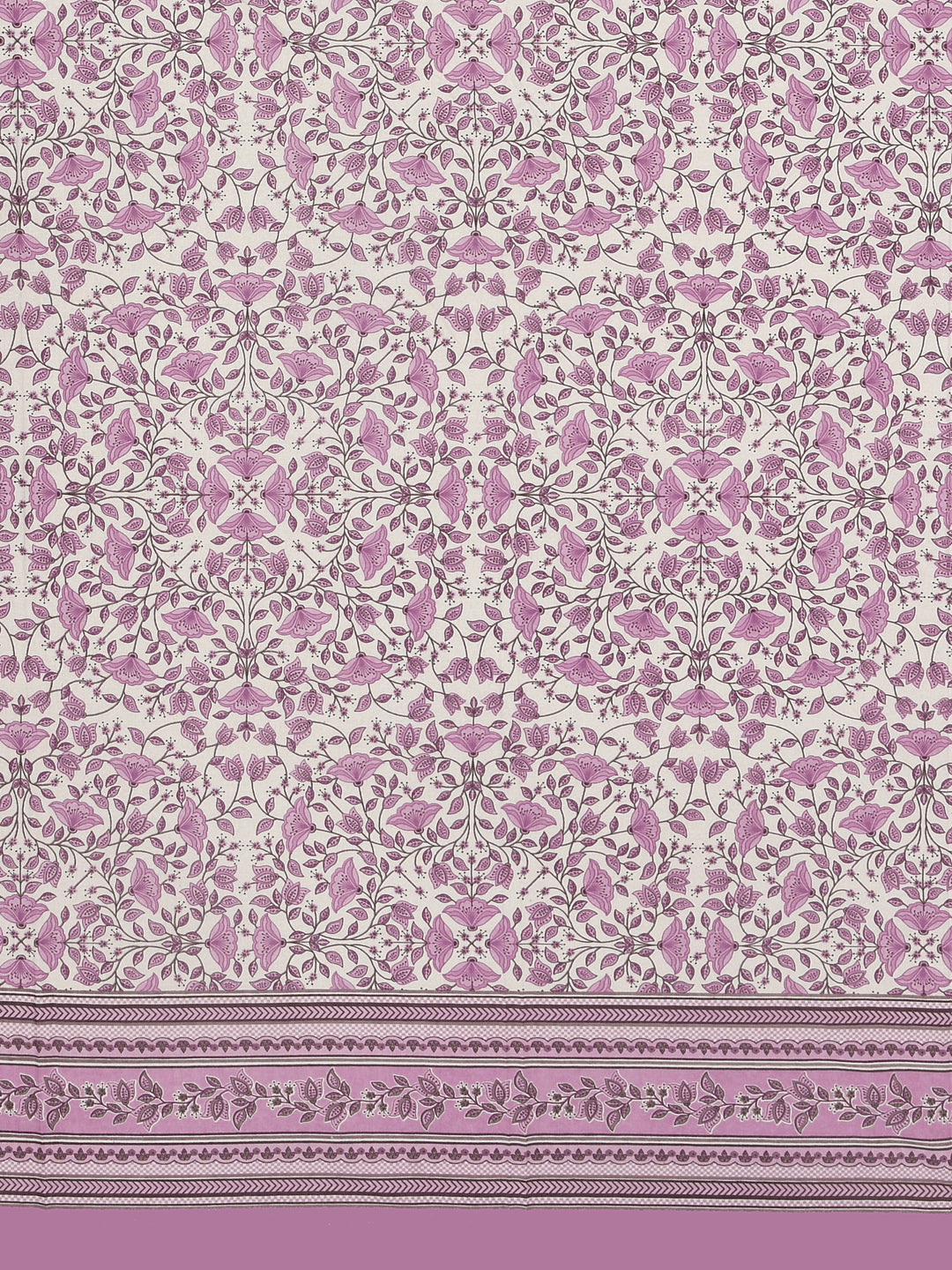 Cotton Floral Print Table Cloth 60X90 Inches - 6 Seater Dining Table