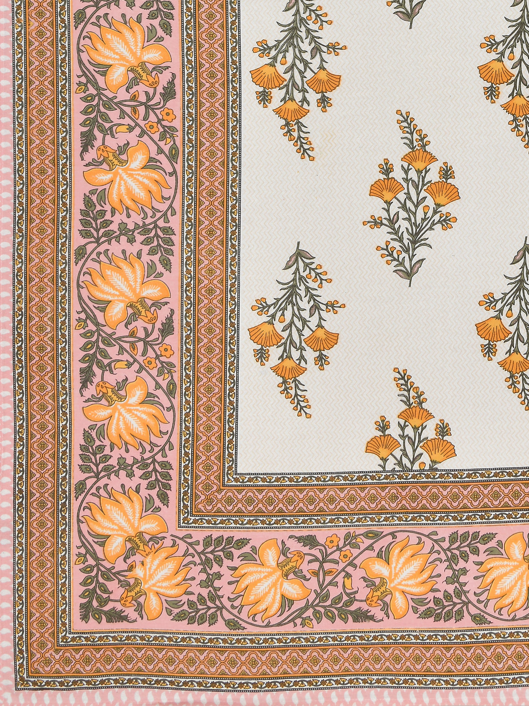 Floral Print Table Cloth 60X90 Inches - 6 Seater Dining Table
