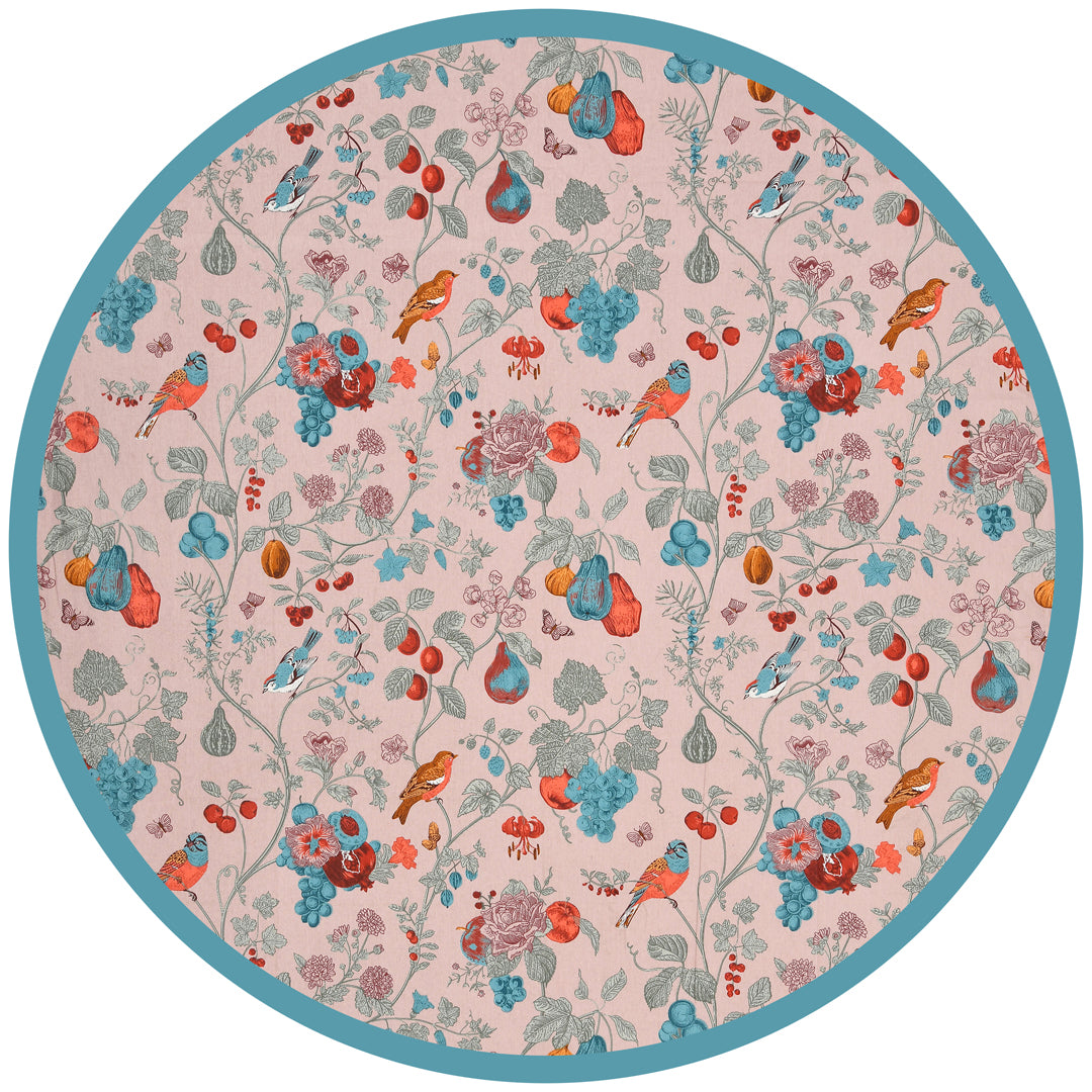 Cotton Round Table Cover - 6 seater- 60inches