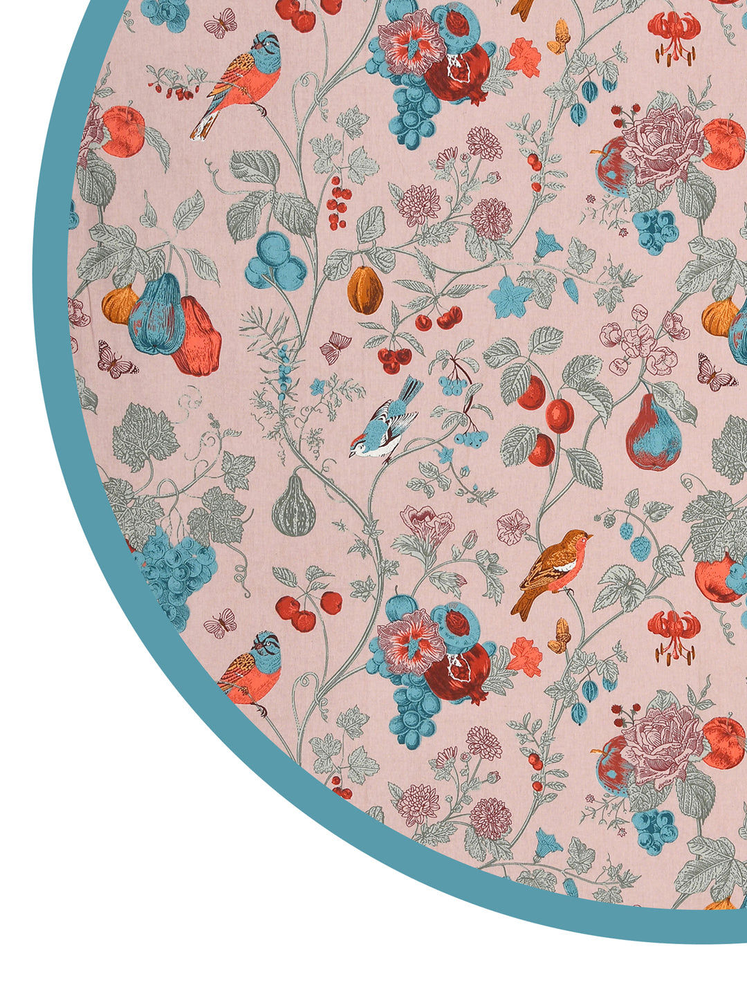 Cotton Round Table Cover - 6 seater- 60inches