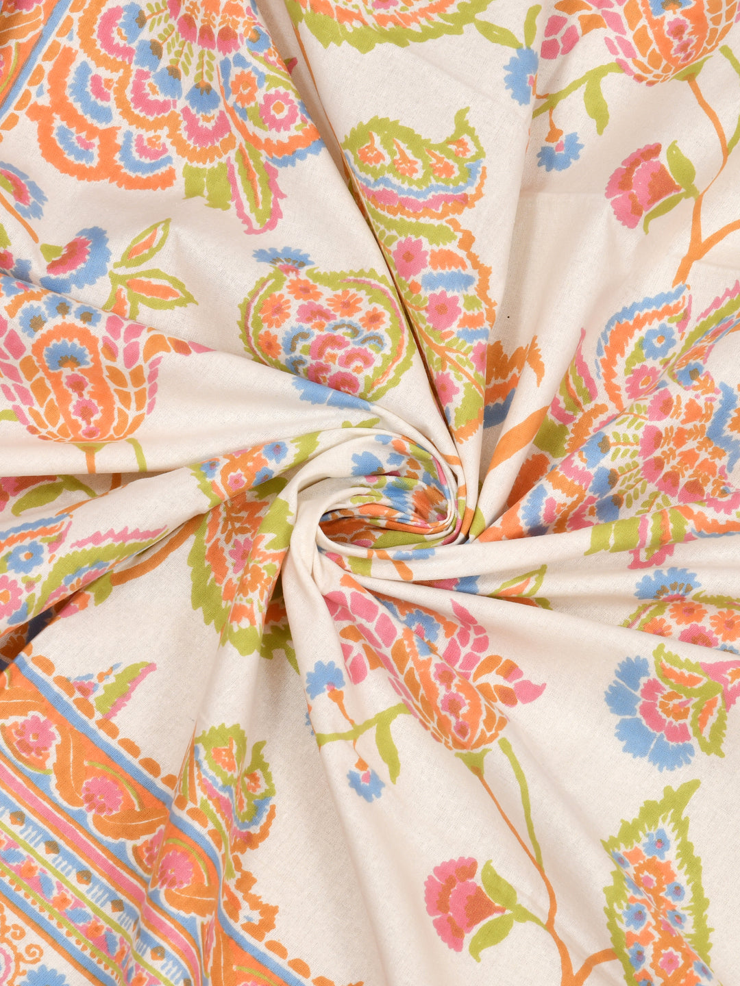 Cotton Floral Print Table Cloth 60X90 Inches - 6 Seater Dining Table