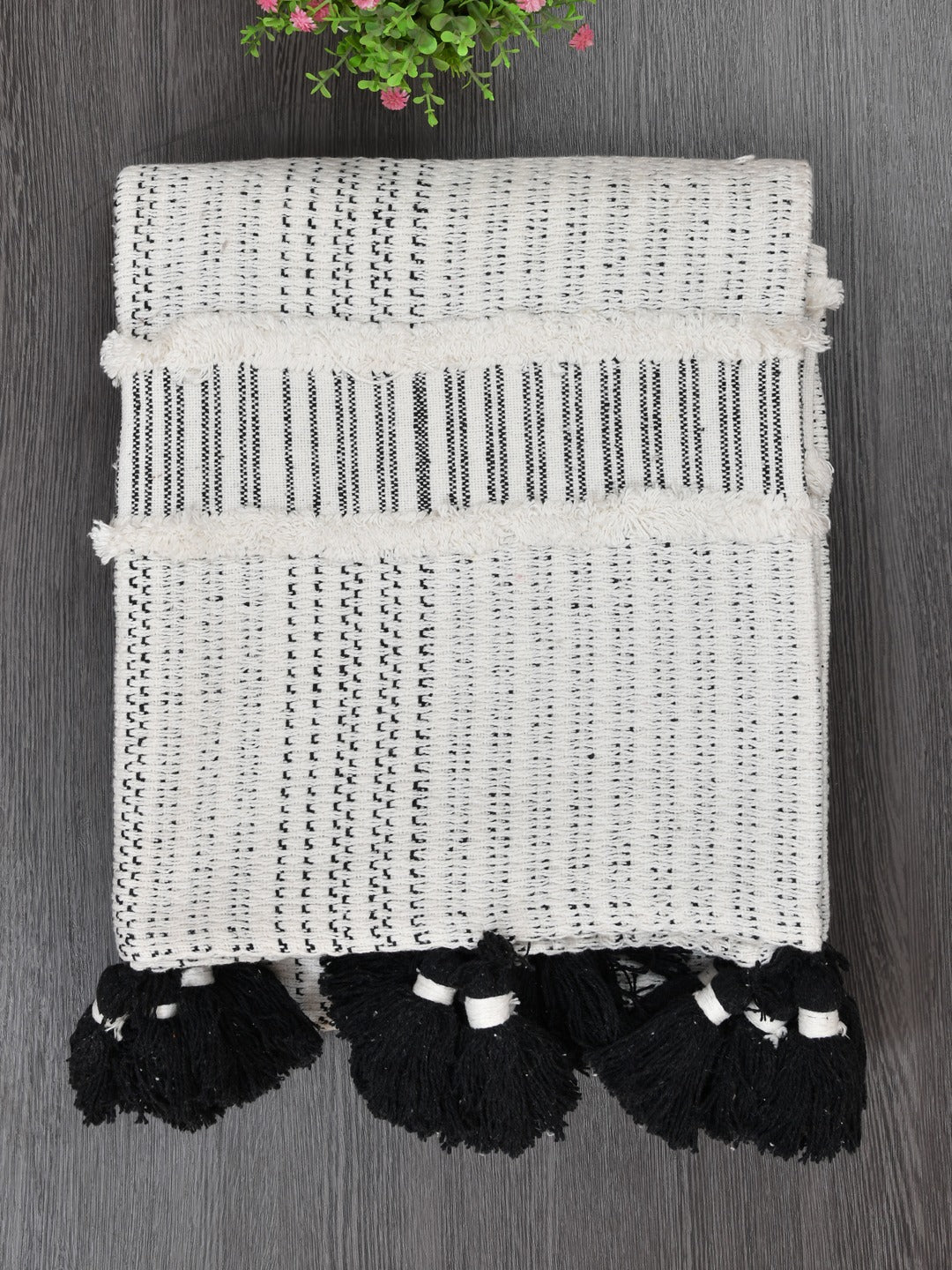 Bohemian Cotton Throw - 55X70 Inches