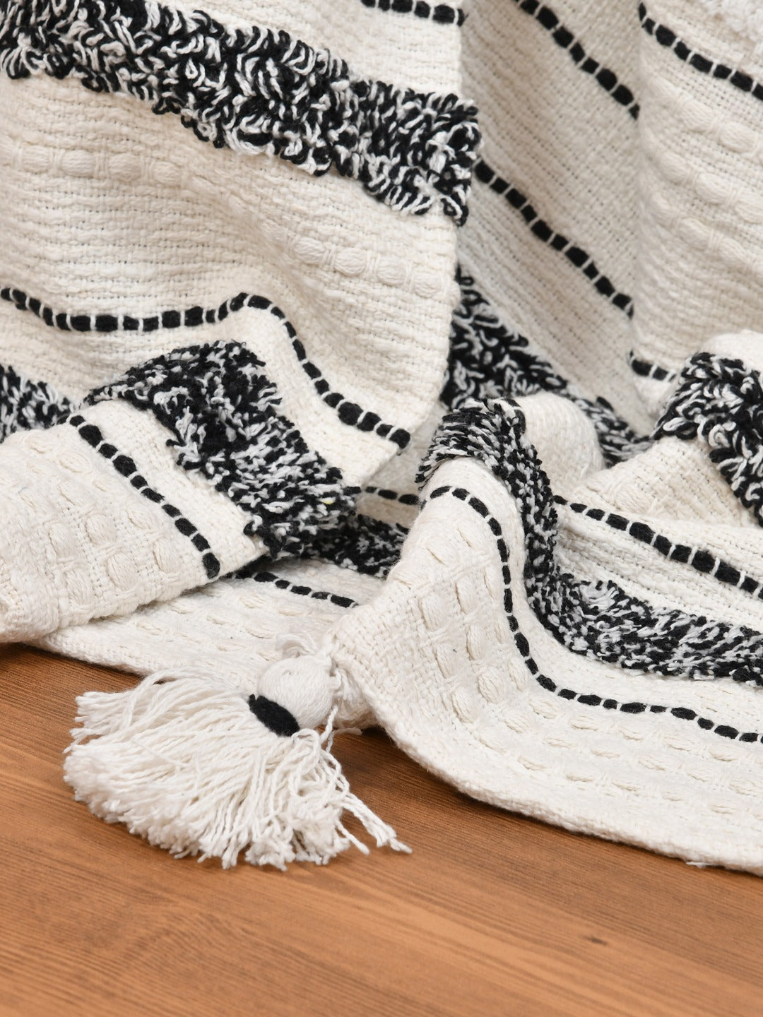 Bohemian Cotton Throw - 55X70 Inches