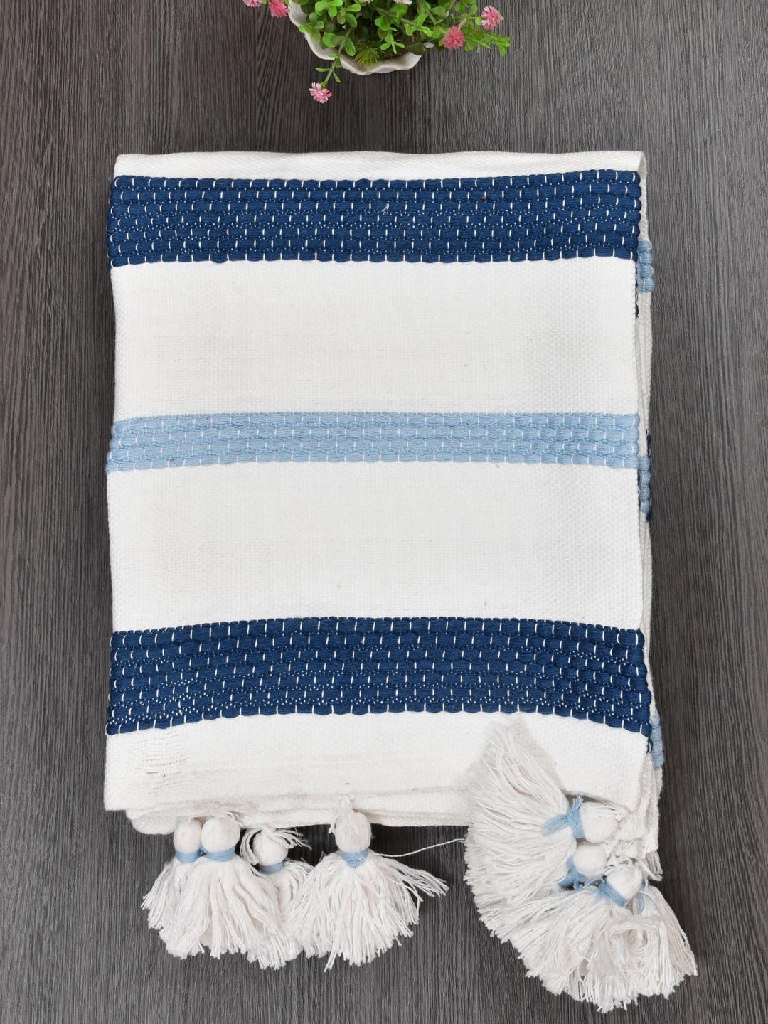 Bohemian Cotton Throw - 55X70 Inches