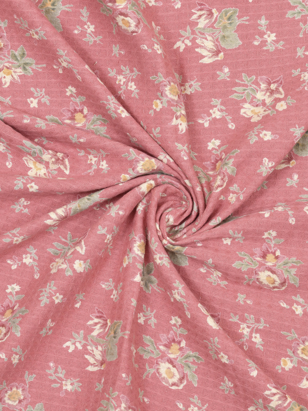 Hand Block Printed Honey Comb Cotton Bath Towel22060105