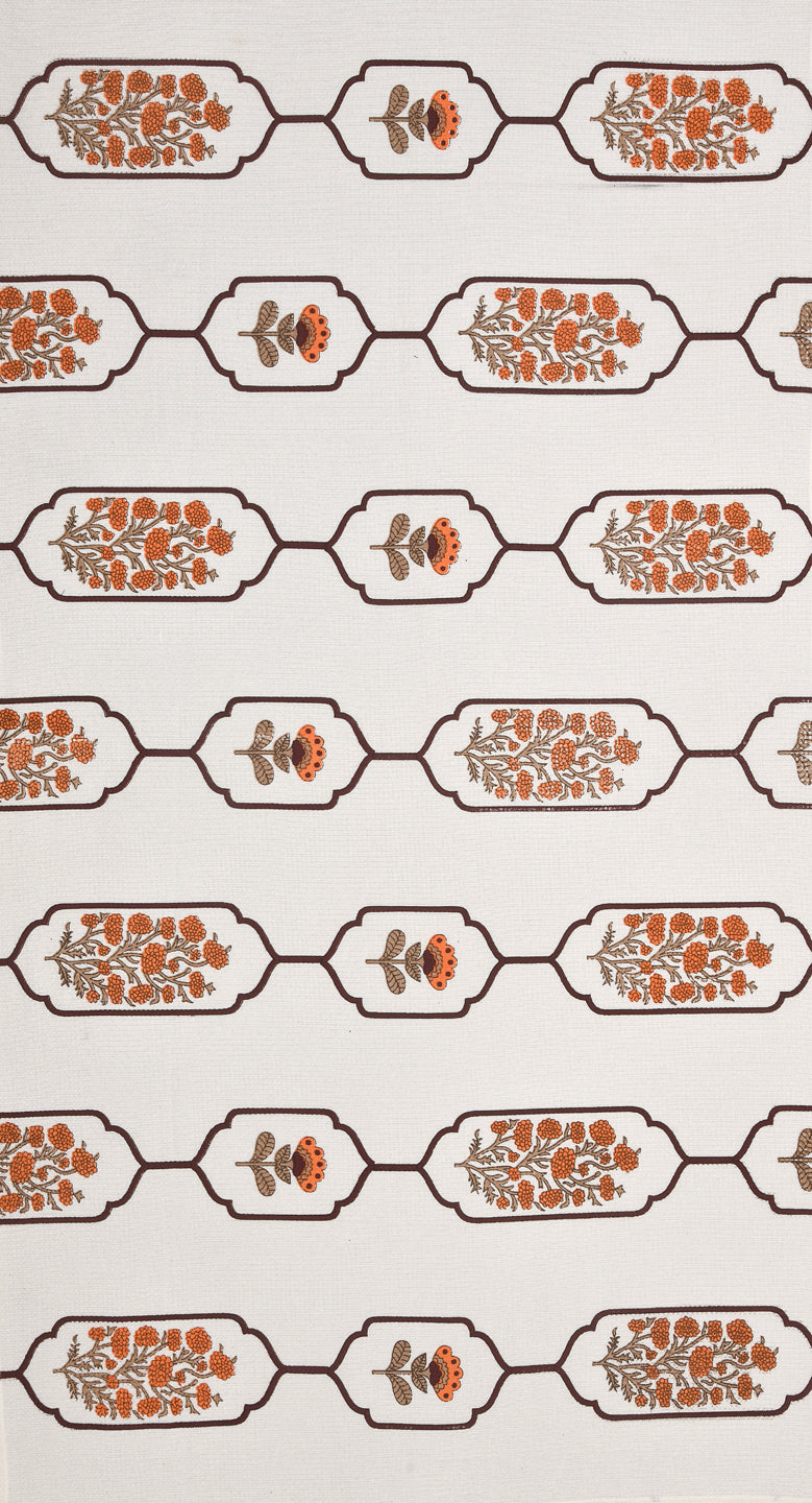 Hand Block Printed Honey Comb Cotton Hand Towel- Set of 2