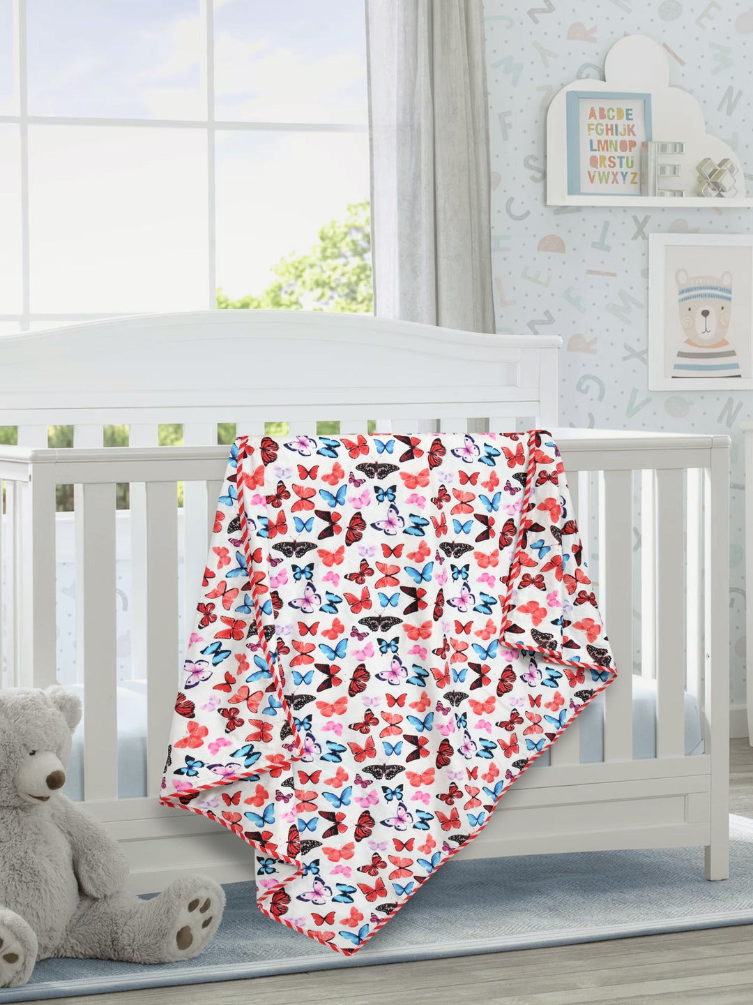 Cotton Reversible Kids Dohar/AC Blanket - 40X60 Inches