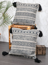 Set of 2 Cotton Cushion Covers - 16 Inches