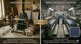 Handmade Linen vs Mass-Produced Textiles.