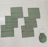 Napkin Set of 6 with Potli Bag