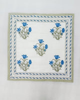 Gift Box with 6 Cotton napkin & wooden napkin rings