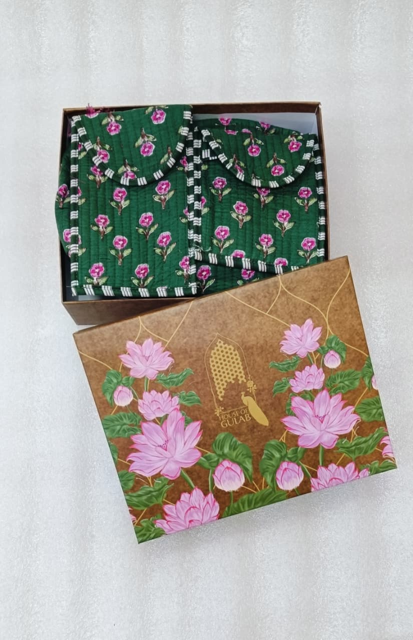Set of 5 Utility Pouches (3 Makeup Pouches, 1 Sunglass Pouch, 1 Sanitary Napkin Pouch)