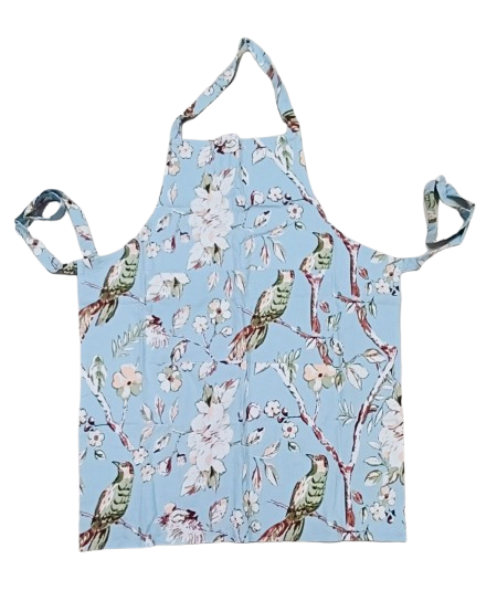 Cotton Unisex 1 Apron with 2 Microwave Gloves, 1 Roti Cover & 1 Microwave Pot Holder Trivets