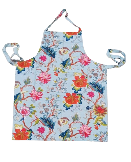 Cotton Unisex 1 Apron with 2 Microwave Gloves, 1 Roti Cover & 1 Microwave Pot Holder Trivets