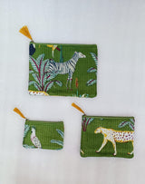 Set of 3 cosmetic Flat pouches