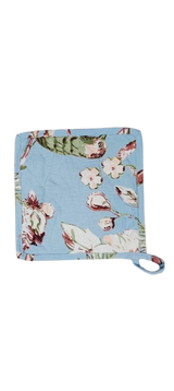 Cotton Unisex 1 Apron with 2 Microwave Gloves, 1 Roti Cover & 1 Microwave Pot Holder Trivets
