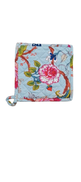 Cotton Unisex 1 Apron with 2 Microwave Gloves, 1 Roti Cover & 1 Microwave Pot Holder Trivets