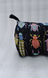 Set of 3 cosmetic bag/pouches with waterproof lining