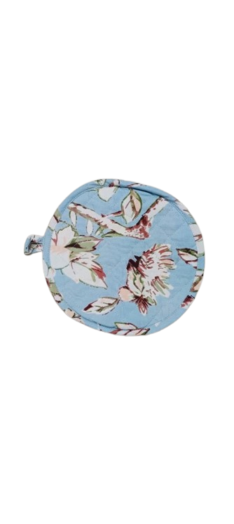 Cotton Unisex 1 Apron with 2 Microwave Gloves, 1 Roti Cover & 1 Microwave Pot Holder Trivets
